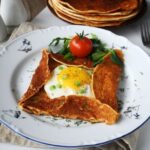 savoury egg crepes